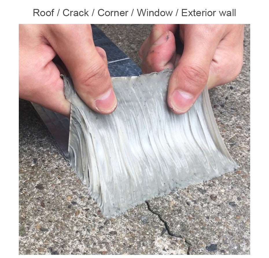 New Waterproof Tape Professional Aluminum Foil Adhesive Butyl Tape - Saadiq.pk