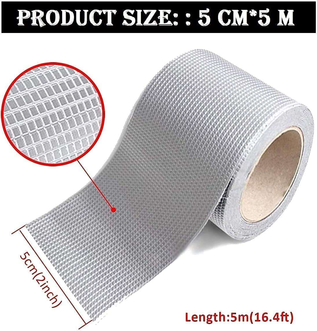 New Waterproof Tape Professional Aluminum Foil Adhesive Butyl Tape - Saadiq.pk
