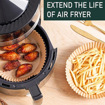 Non - Stick Air Fryer Paper (50 Pcs) fryer mess - free! 🍟 🔥 - Saadiq.pk