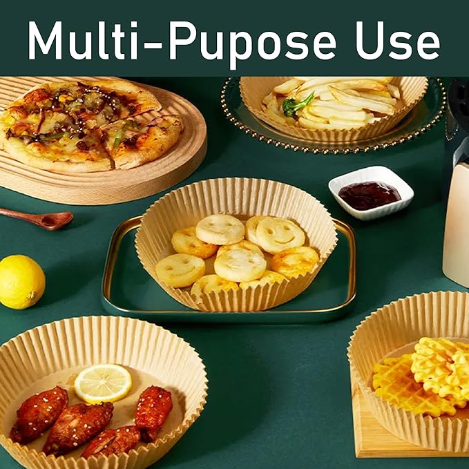 Non - Stick Air Fryer Paper (50 Pcs) fryer mess - free! 🍟 🔥 - Saadiq.pk