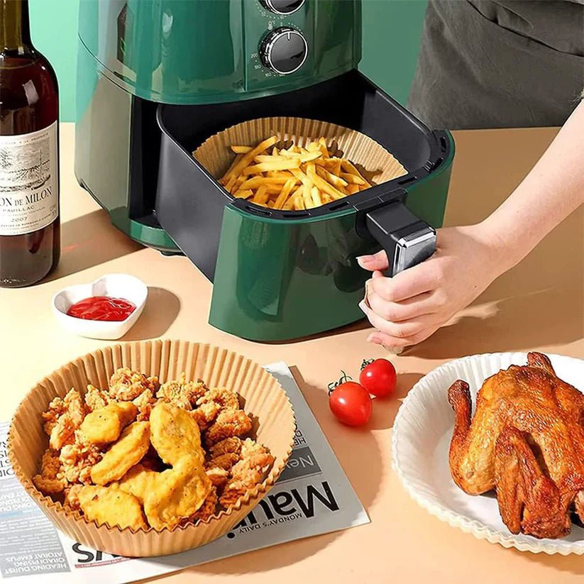 Non - Stick Air Fryer Paper (50 Pcs) fryer mess - free! 🍟 🔥 - Saadiq.pk