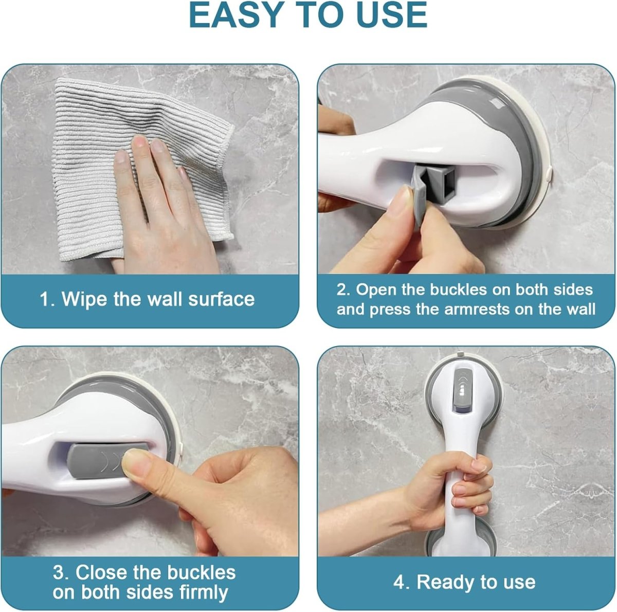 Non‑Slip Helping Handle | Safety Support Grip for Elderly, Kids & Patients - Saadiq.pk