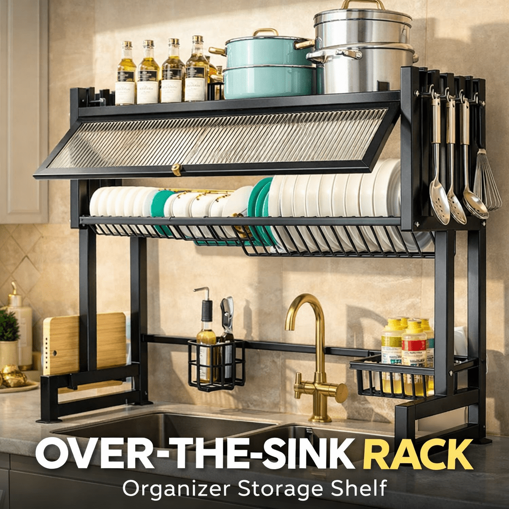 Over The Sink Cabinet Rack – Kitchen Storage Organizer | Buy – Saadiq.pk