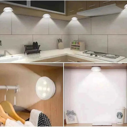 Pack of 3 Wireless LED Night Lights with Remote Control - Ultra - Bright - Saadiq.pk