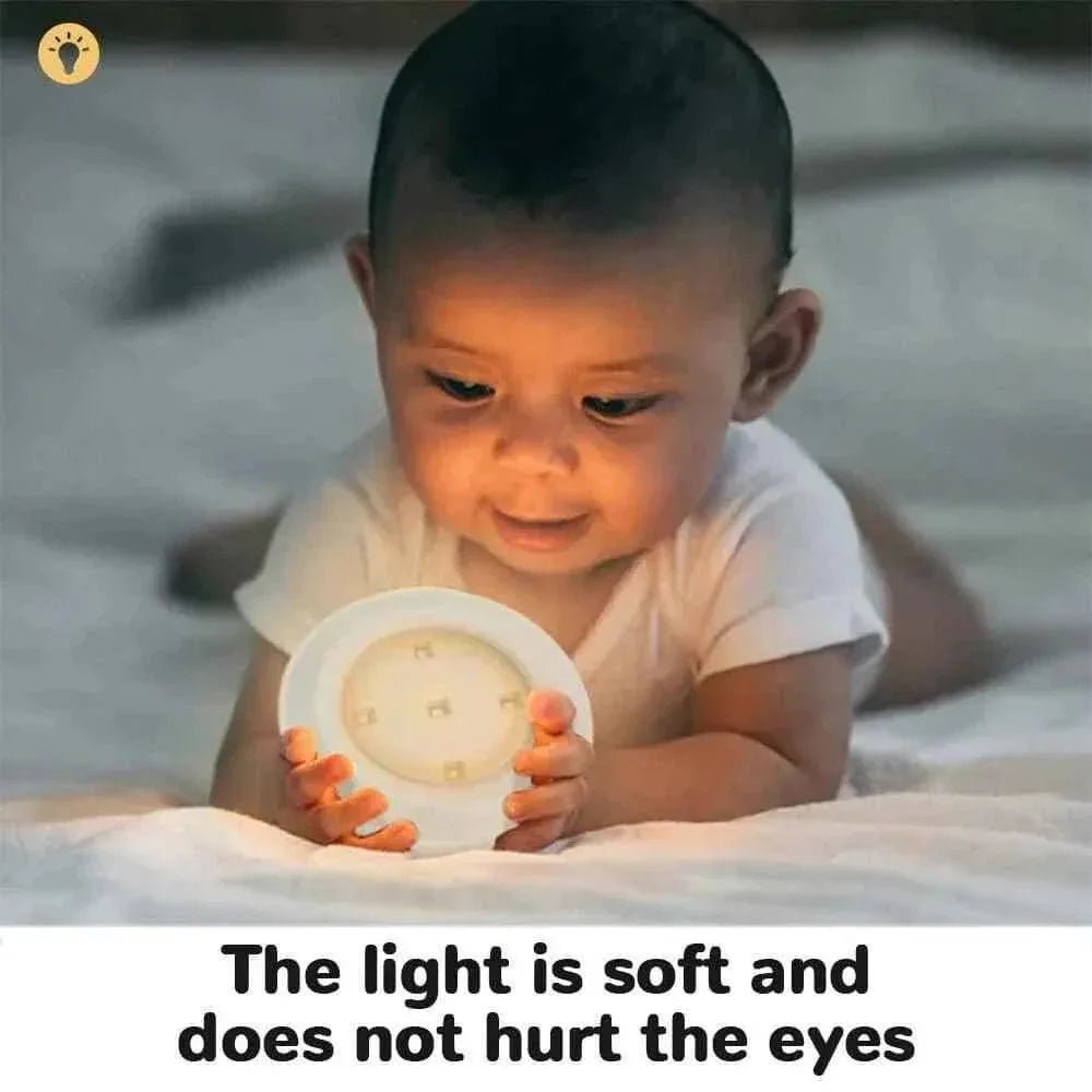Pack of 3 Wireless LED Night Lights with Remote Control - Ultra - Bright - Saadiq.pk