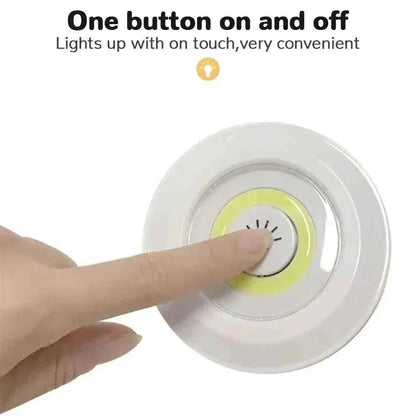 Pack of 3 Wireless LED Night Lights with Remote Control - Ultra - Bright - Saadiq.pk