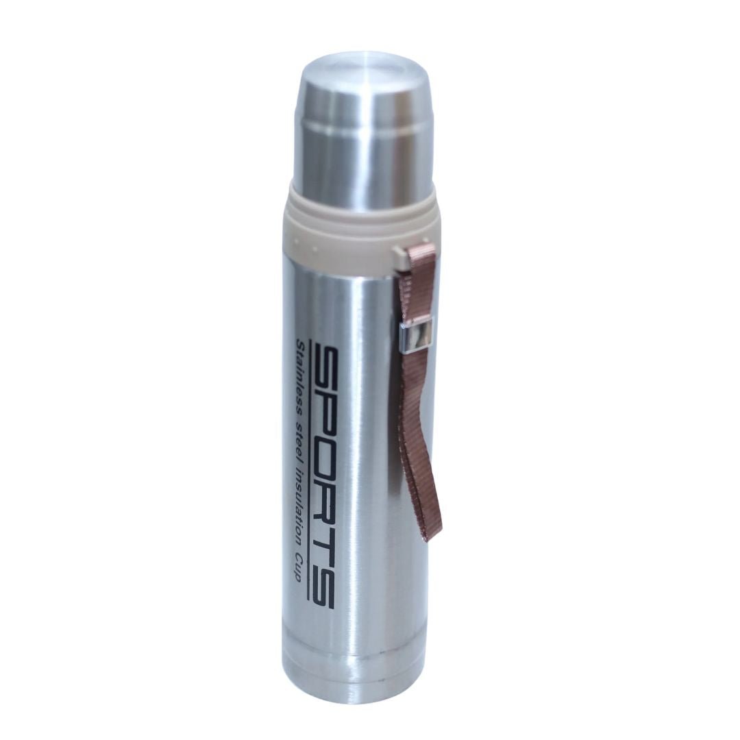Portable 750ml Vacuum Insulated Stainless Steel Bullet Bottle – Leak - Proof Thermos - Saadiq.pk