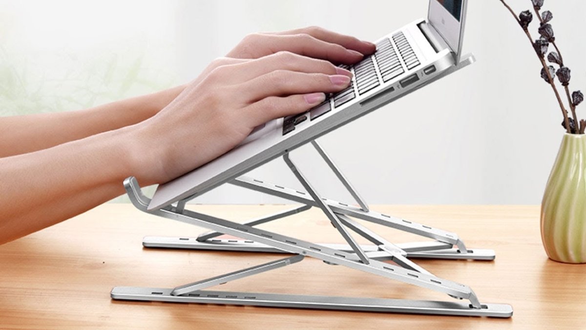 Portable Adjustable Laptop Stand – Ergonomic & Lightweight - Saadiq.pk