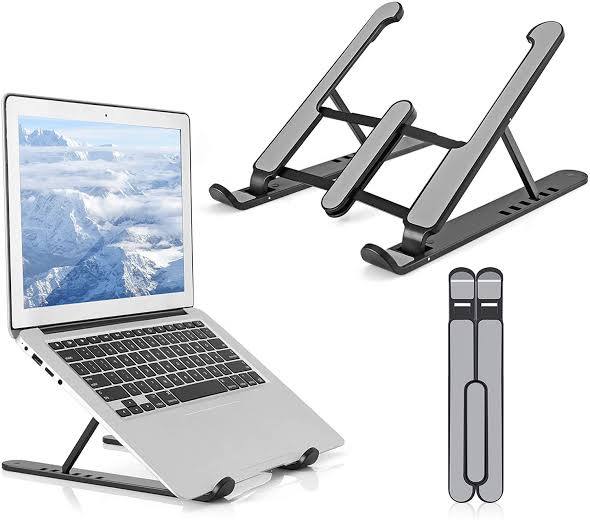 Portable Adjustable Laptop Stand – Ergonomic & Lightweight - Saadiq.pk
