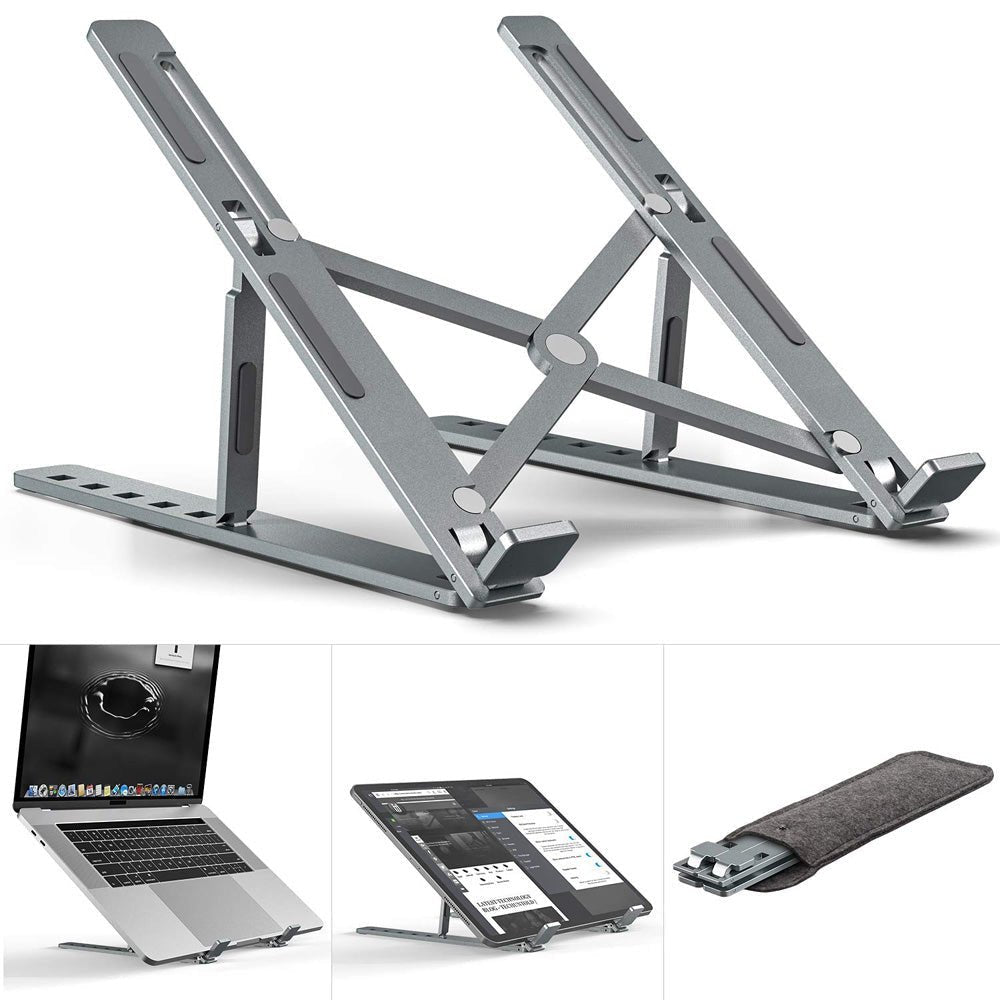 Portable Adjustable Laptop Stand – Ergonomic & Lightweight - Saadiq.pk