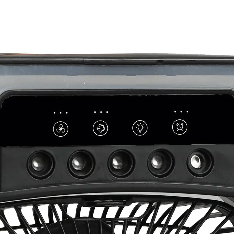 Portable Air Cooler Desk Fan with Water Spray – USB Mini Air Conditioner - Saadiq.pk