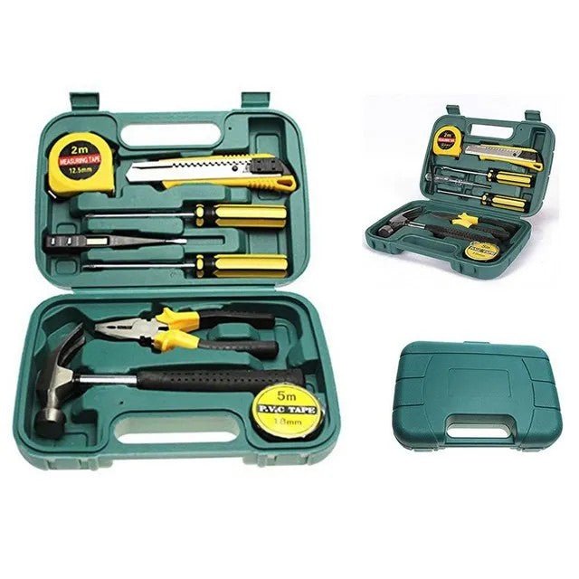 Portable Auto Tool Kit 9 Pcs Set – Essential Car Repair Tools - Saadiq.pk