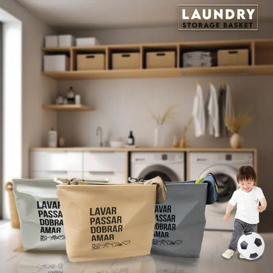 Portable Foldable Storage Basket – Simple Multi - Purpose Organizer - Saadiq.pk