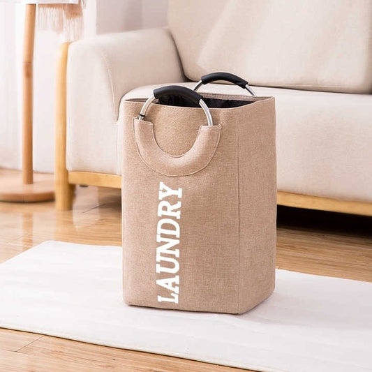 Portable Folding Laundry Basket – Heavy Quality Clothes Organizer - Saadiq.pk
