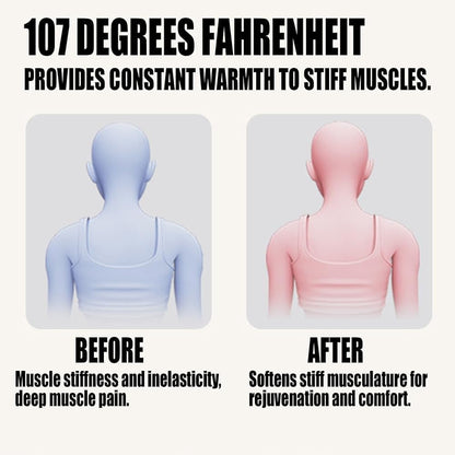 Portable Neck & Back Massager | Heat Therapy - Saadiq.pk