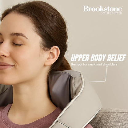 Portable Neck & Back Massager | Heat Therapy - Saadiq.pk
