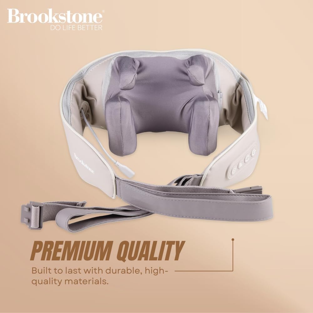 Portable Neck & Back Massager | Heat Therapy - Saadiq.pk