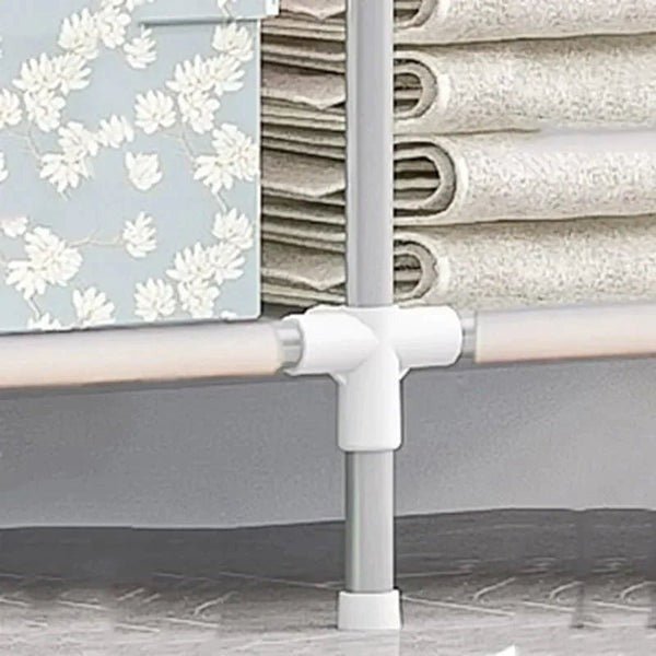 Portable Wardrobe Cloth Organizer – Foldable Storage Cabinet - Saadiq.pk
