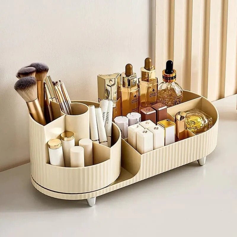 Posh Glamour Beauty Organizer | Multi‑Section Makeup Storage Rack - Saadiq.pk