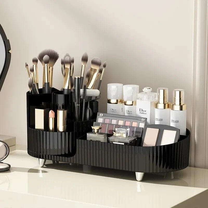 Posh Glamour Beauty Organizer | Multi‑Section Makeup Storage Rack - Saadiq.pk