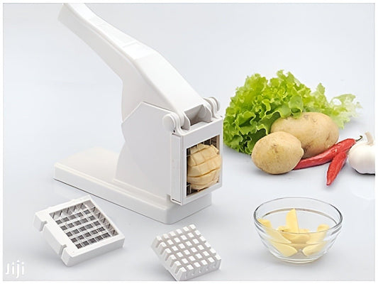 Potato Chipper – Stainless Steel Fries Cutter Machine - Saadiq.pk