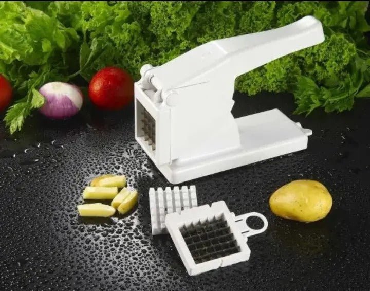 Potato Chipper – Stainless Steel Fries Cutter Machine - Saadiq.pk