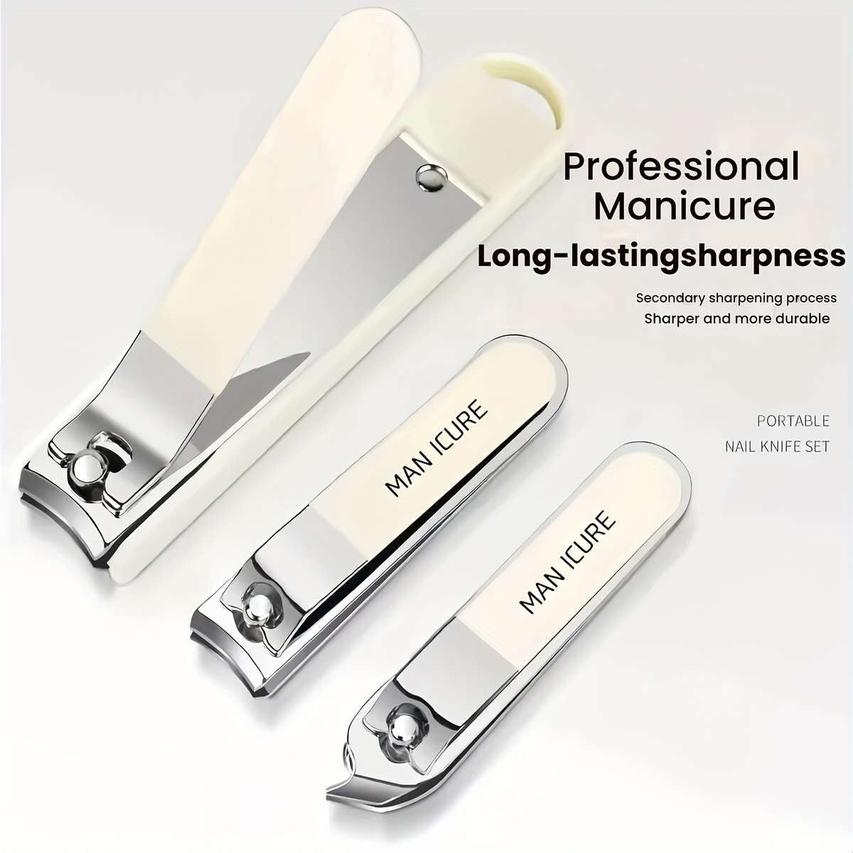 Premium 6pcs Nail Cutter Set – Portable Splash Resistant Grooming Kit for Men & Women - Saadiq.pk