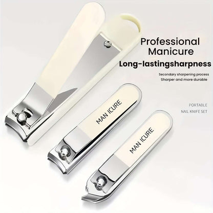 Premium 6pcs Nail Cutter Set – Portable Splash Resistant Grooming Kit for Men & Women - Saadiq.pk