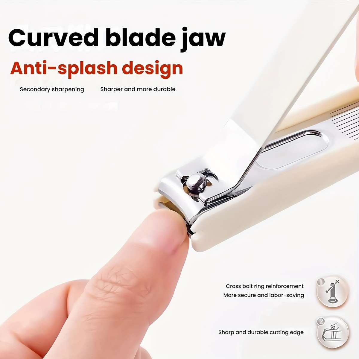 Premium 6pcs Nail Cutter Set – Portable Splash Resistant Grooming Kit for Men & Women - Saadiq.pk