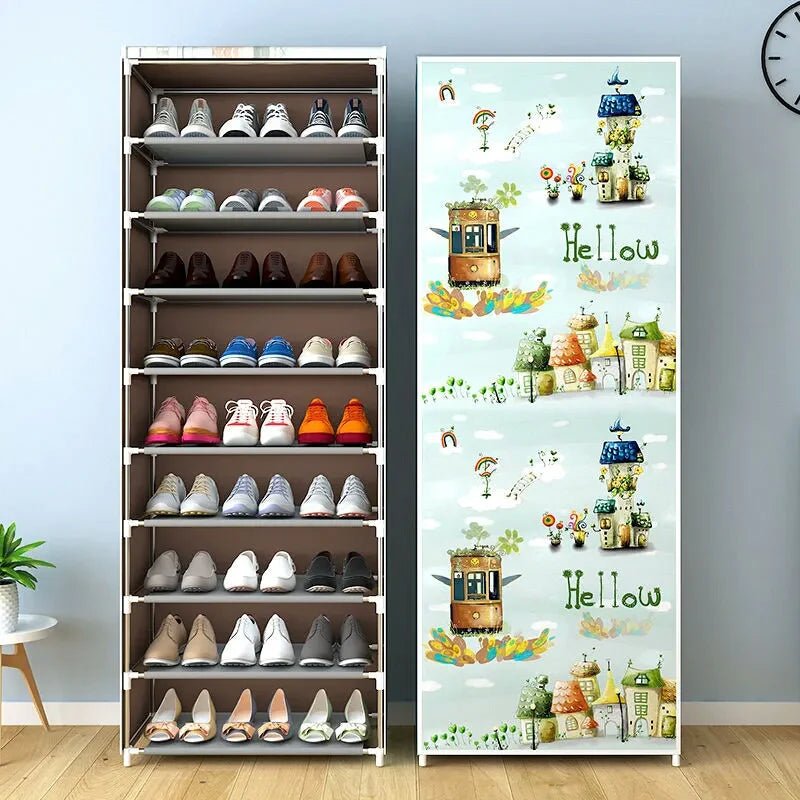 Premium 9 - Tier Shoe Organizer Rack - Saadiq.pk