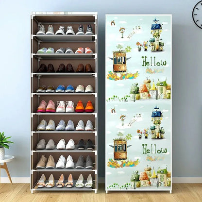 Premium 9 - Tier Shoe Organizer Rack - Saadiq.pk