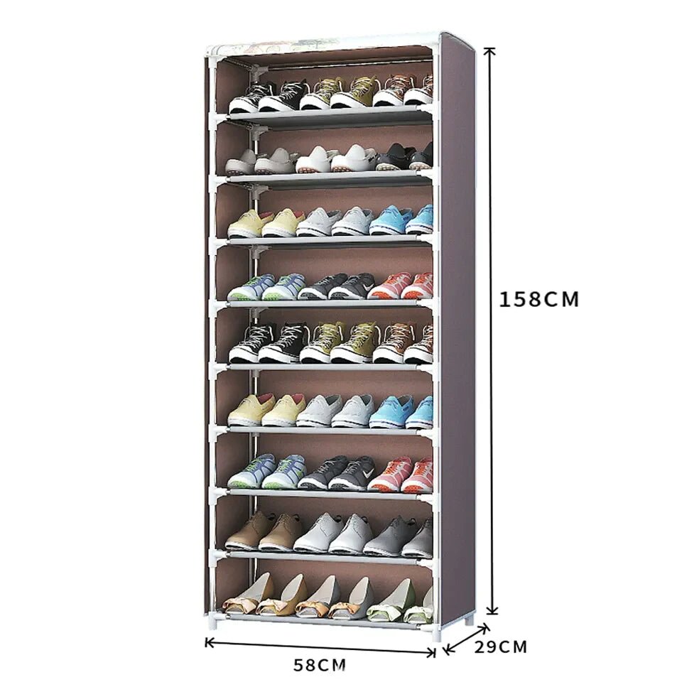 Premium 9 - Tier Shoe Organizer Rack - Saadiq.pk