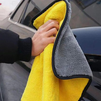 Premium Microfiber Car Cleaning Towel – Super Absorbent & Scratch - Free - Saadiq.pk