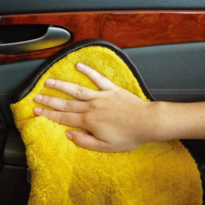 Premium Microfiber Car Cleaning Towel – Super Absorbent & Scratch - Free - Saadiq.pk