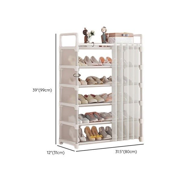 Premium Multi - Layer Shoe Rack with Dust Cover | Space Saving Dustproof Shoe Organizer - Saadiq.pk