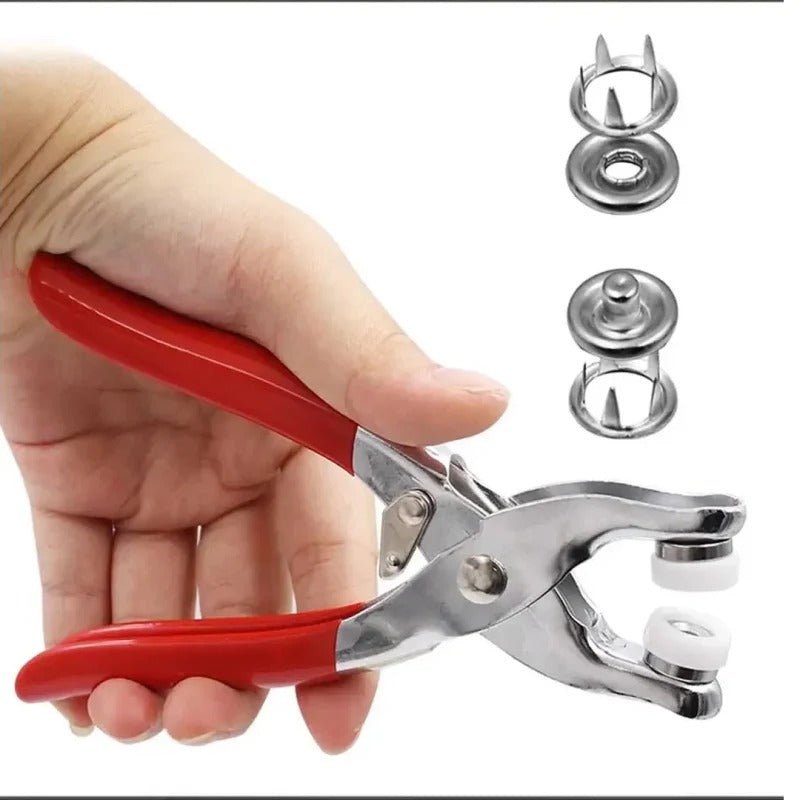 Pro Metal Snap Tool Set — 50 Buttons - Saadiq.pk