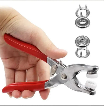 Pro Metal Snap Tool Set — 50 Buttons - Saadiq.pk