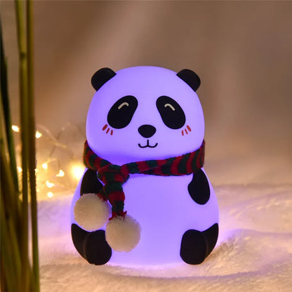 Panda Night Light – Soft LED Rechargeable Lamp for Kids Bedroom