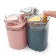 Push & Up Toothpicks Holder – Kitchen & Dining Toothpick Dispenser - Saadiq.pk