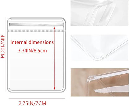Transparent PVC Zip Bags | Jewelry Storage & Packaging Pouches