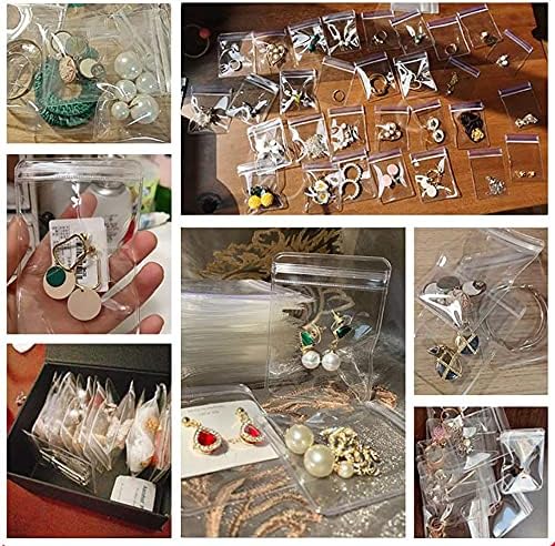 Transparent PVC Zip Bags | Jewelry Storage & Packaging Pouches
