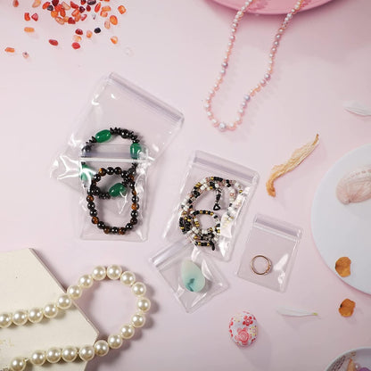 Transparent PVC Zip Bags | Jewelry Storage & Packaging Pouches