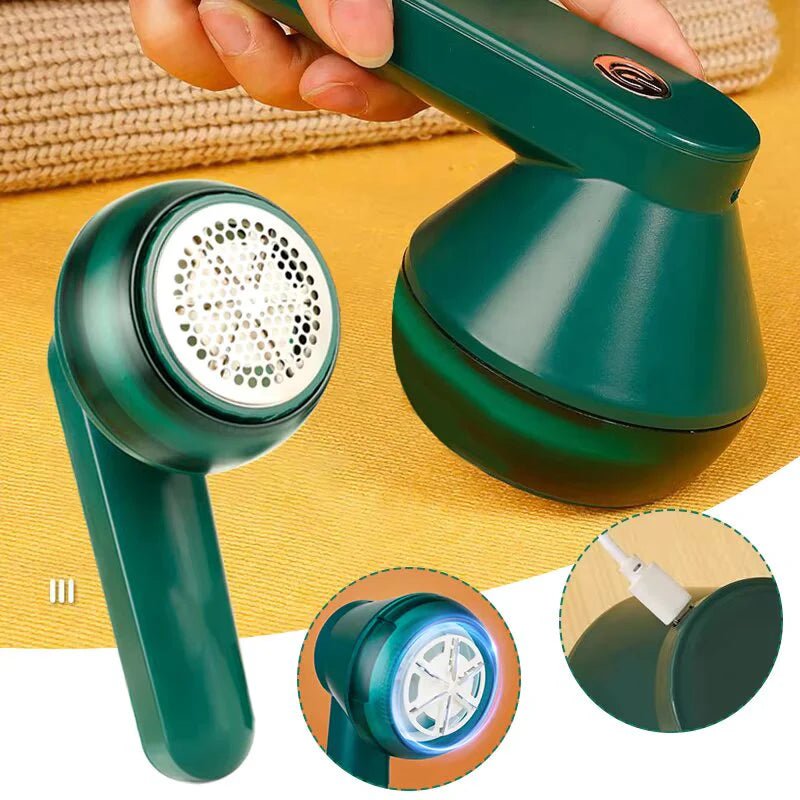 Rechargeable Electric Lint Remover for Clothes – Portable Fabric Shaver for Sweaters, Coats & Blankets - Saadiq.pk