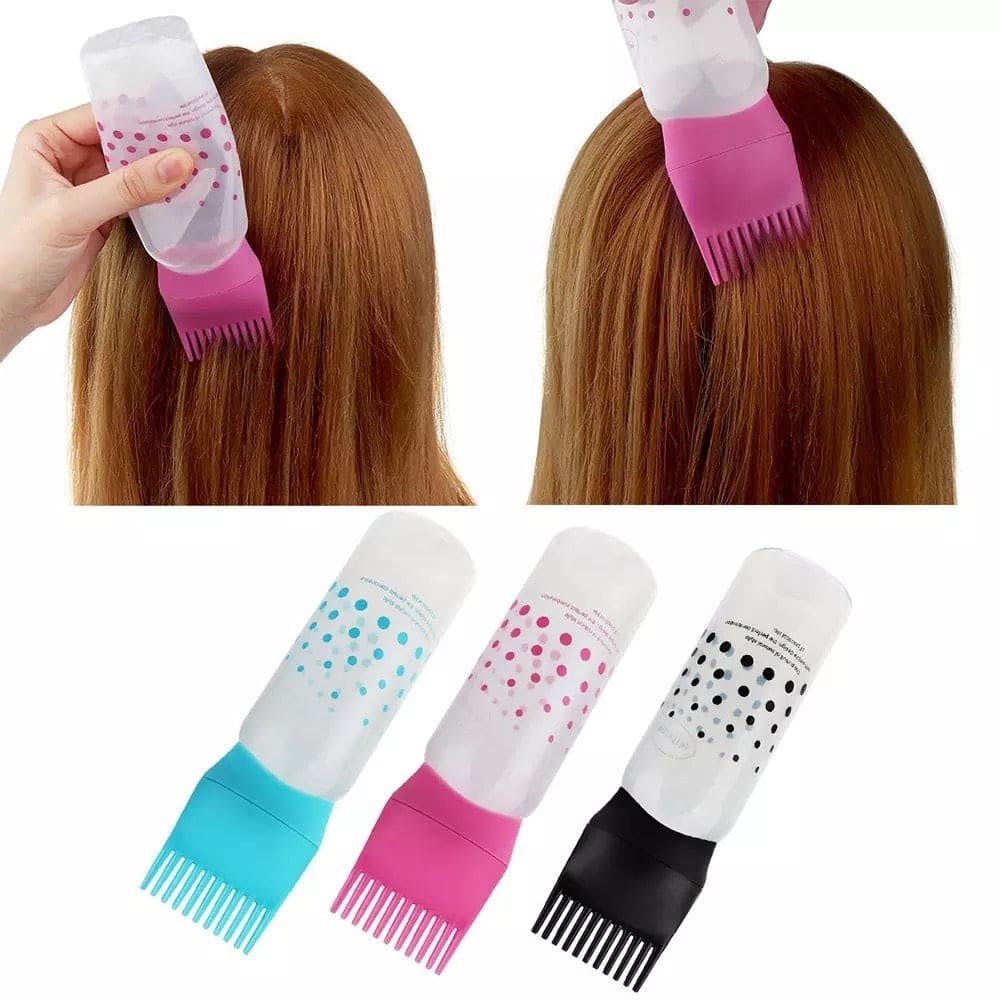 Refillable Hair Color Applicator Bottle – Salon Tint & Shampoo Dispenser Tool - Saadiq.pk