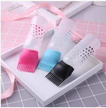 Refillable Hair Color Applicator Bottle – Salon Tint & Shampoo Dispenser Tool - Saadiq.pk