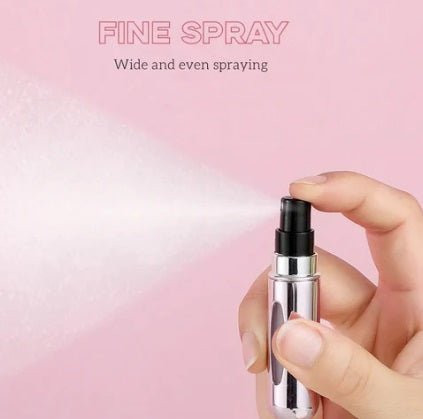 Refillable Mini Perfume Spray Bottle – Portable Travel Atomizer (5ml) - Saadiq.pk