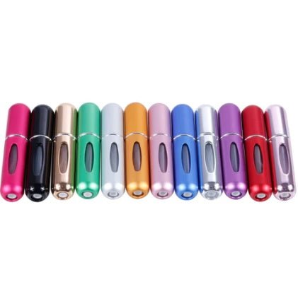 Refillable Mini Perfume Spray Bottle – Portable Travel Atomizer (5ml) - Saadiq.pk