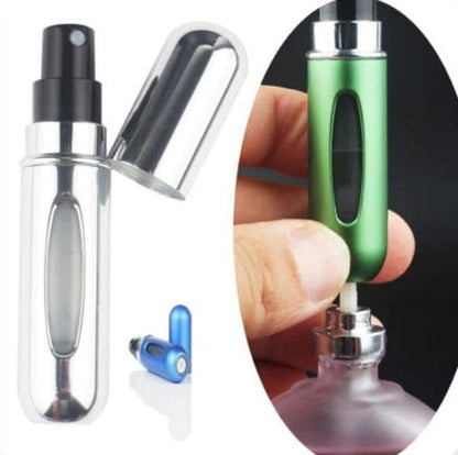 Refillable Mini Perfume Spray Bottle – Portable Travel Atomizer (5ml) - Saadiq.pk