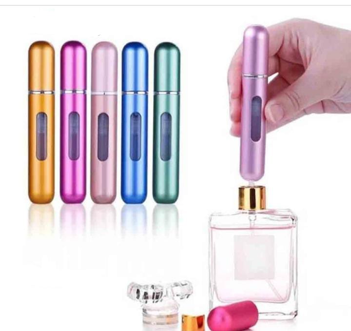 Refillable Mini Perfume Spray Bottle – Portable Travel Atomizer (5ml) - Saadiq.pk