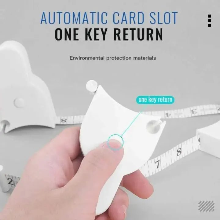 Retractable Body Measuring Tape | Portable Tape for Body, Waist & Fitness Tracking - Saadiq.pk